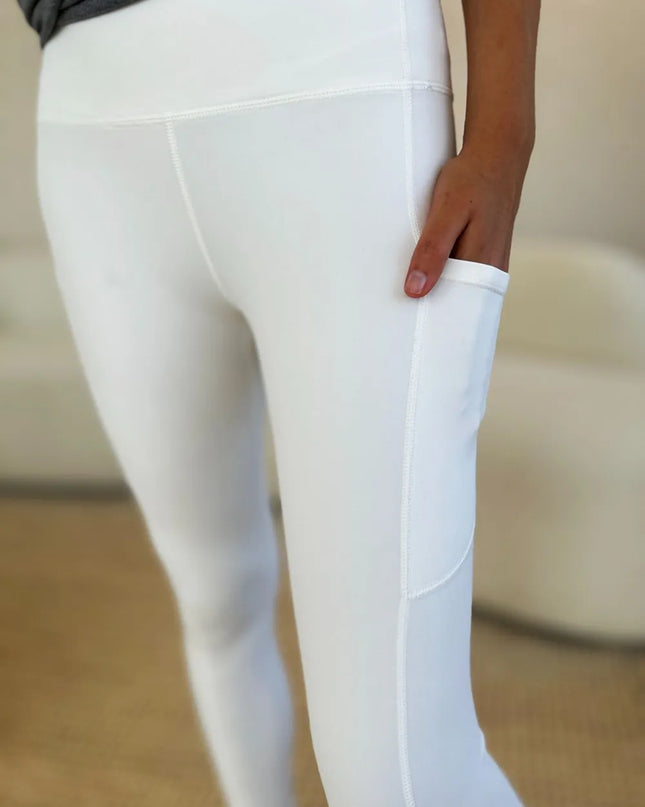Wide Waistband Sports Leggings 
