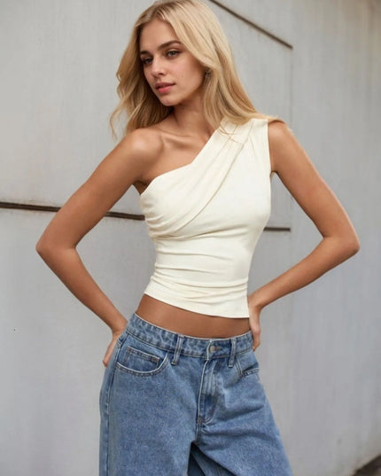 One-Shoulder Tank Top 