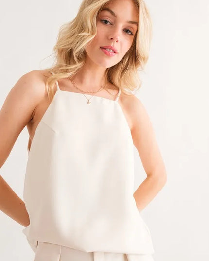 And The Why Sleeveless Basic Cami Top 