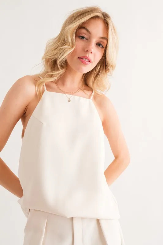 And The Why Sleeveless Basic Cami Top 