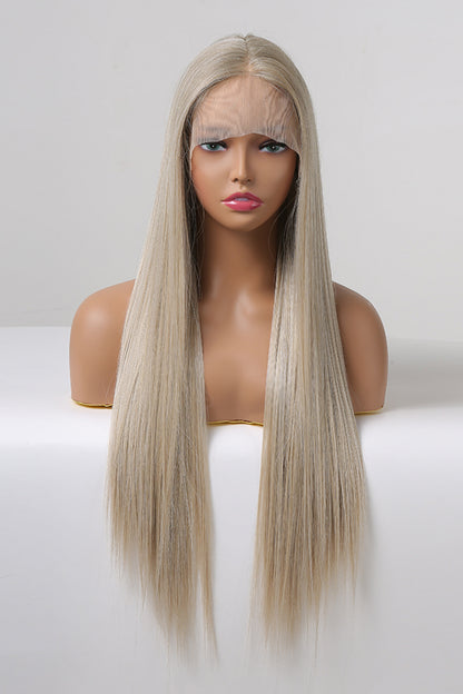 13*2" Lace Front Wigs Synthetic Long Straight 27" 150% Density 