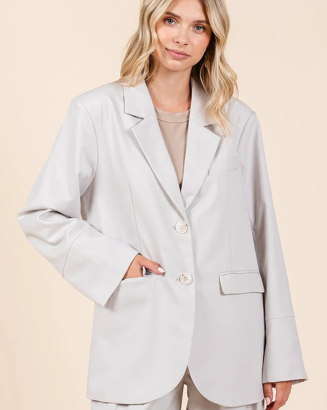 Mittoshop Boyfriend Fit Blazer Jacket