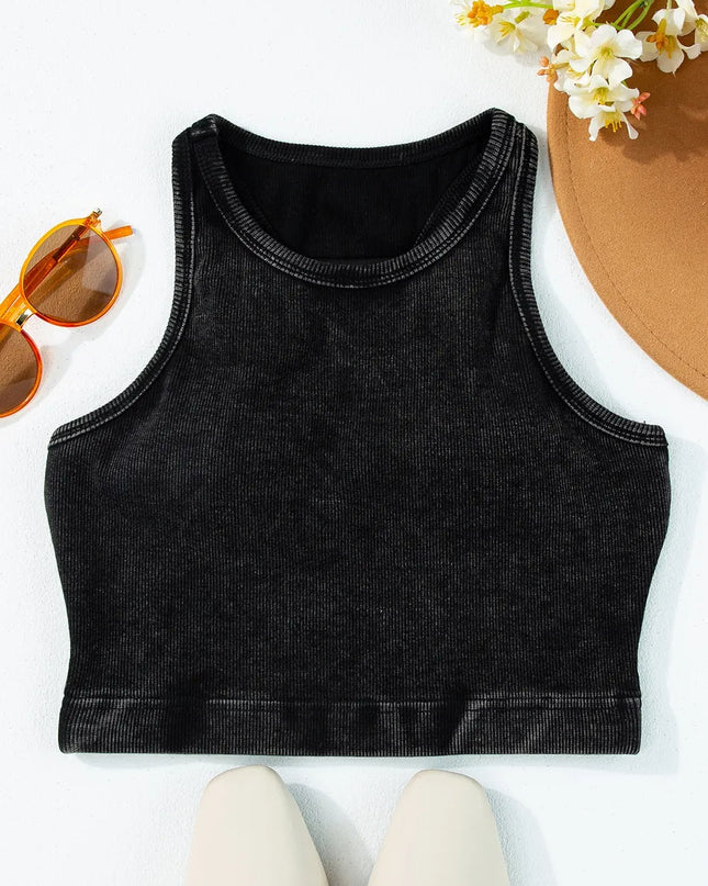 Round Neck Racerback Tank