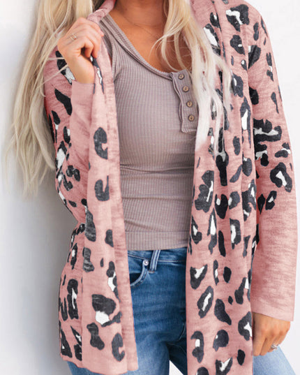 Printed Long Sleeve Cardigan