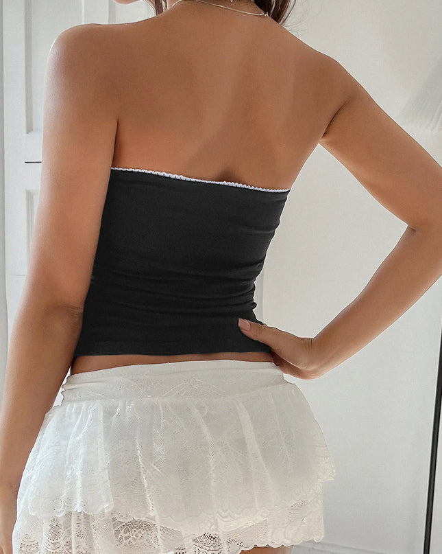 Bow Detail Tube Top