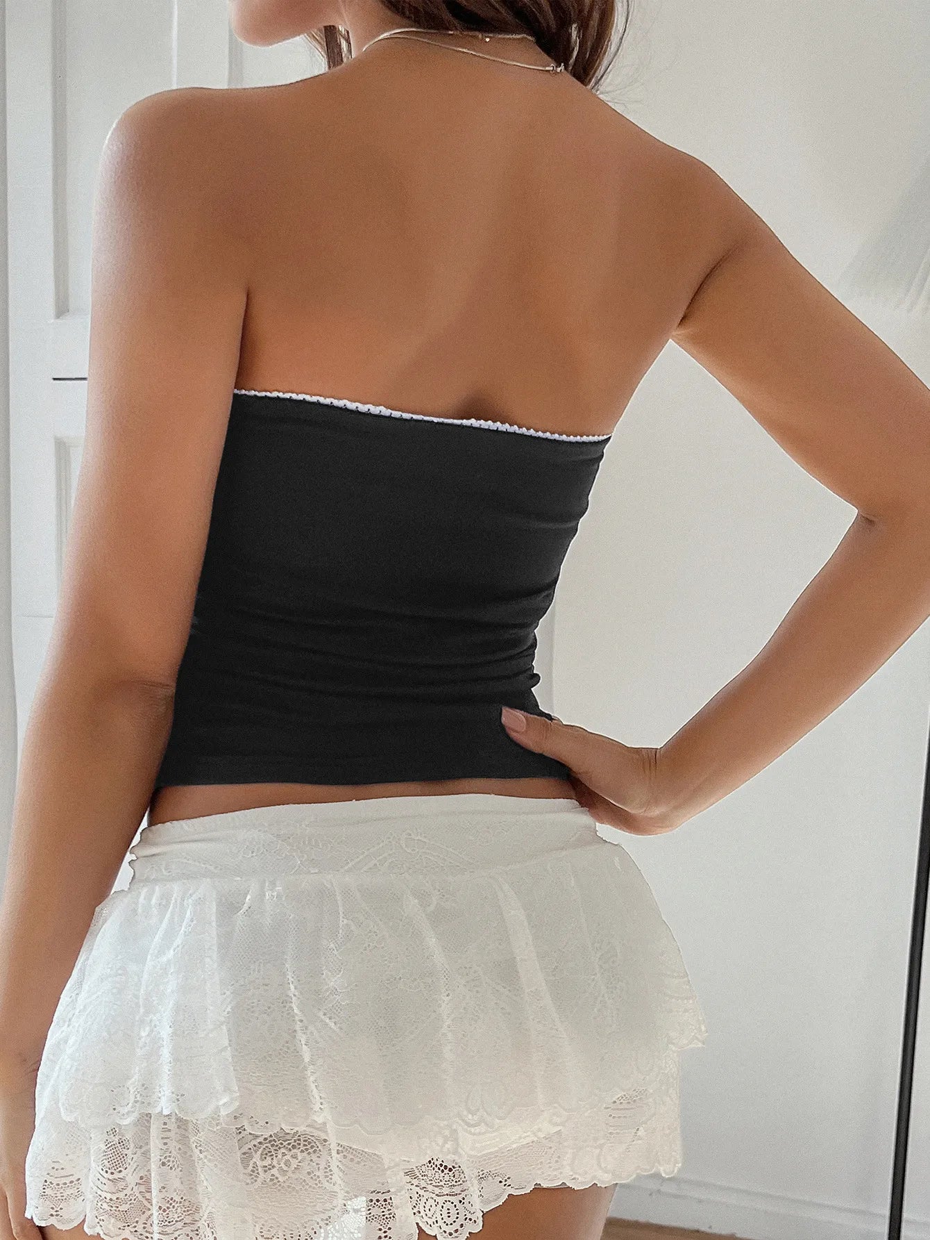 Bow Detail Tube Top