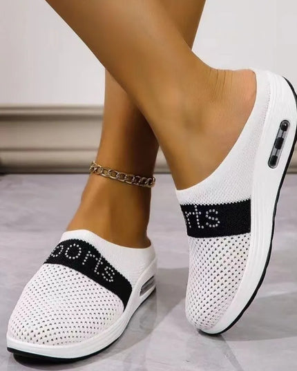 Breathable Mesh Round Toe Sandals 