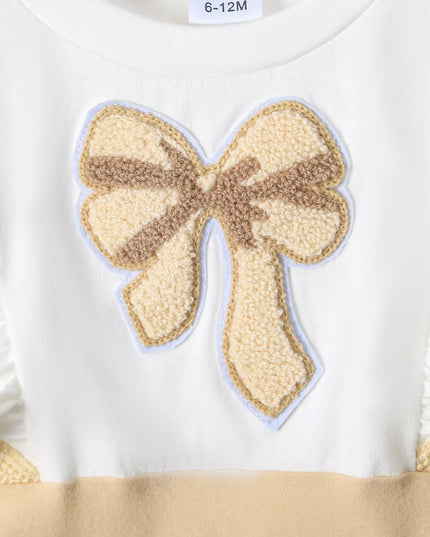 Children's Flower Long Sleeve Top and Pants Set