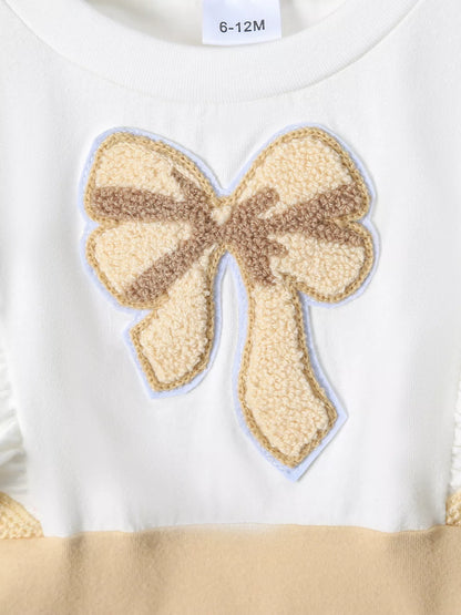 Children's Flower Long Sleeve Top and Pants Set