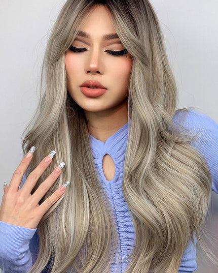 Full Machine Long Wave Wigs 26'' 