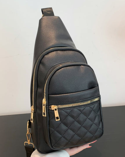 PU Leather Sling Bag 