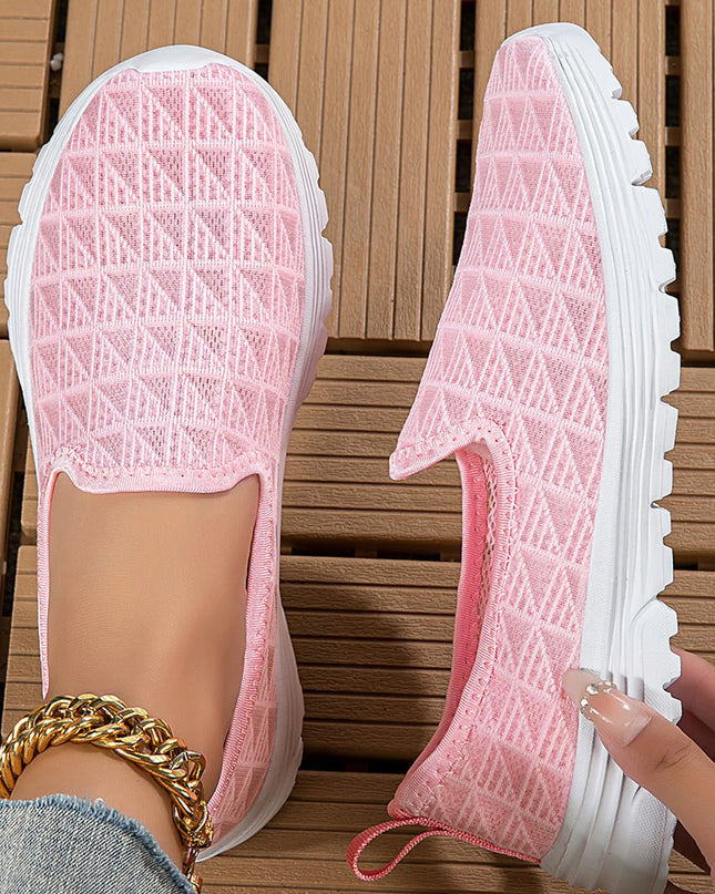 Breathable Mesh Slip-On Sneakers 