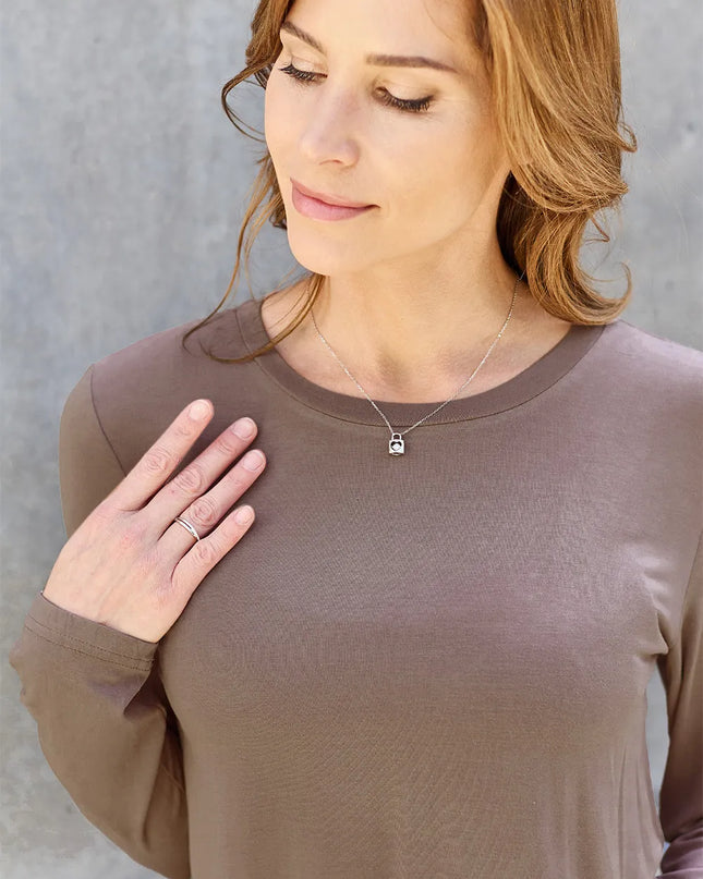 Basic Bae Full Size Round Neck Long Sleeve Top