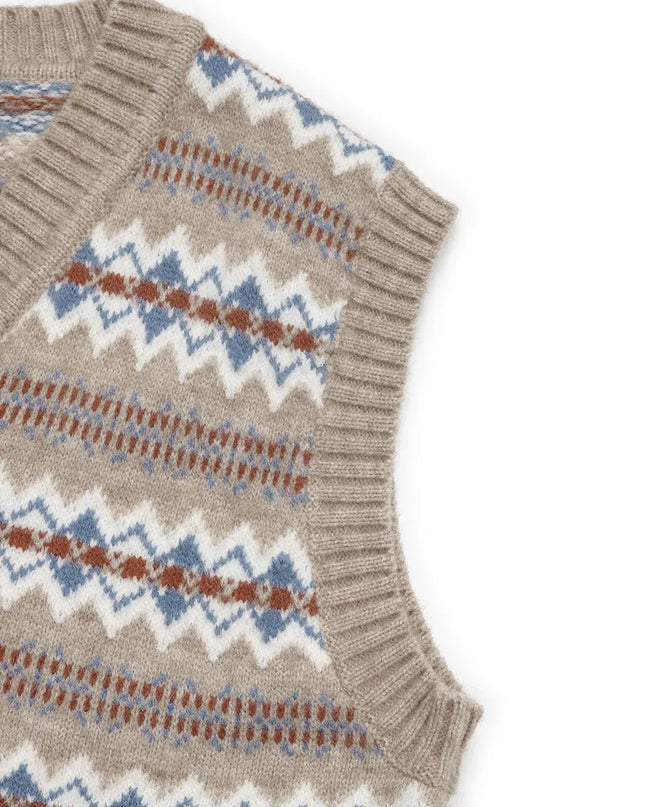 Perfee V-Neck Sweater Vest 