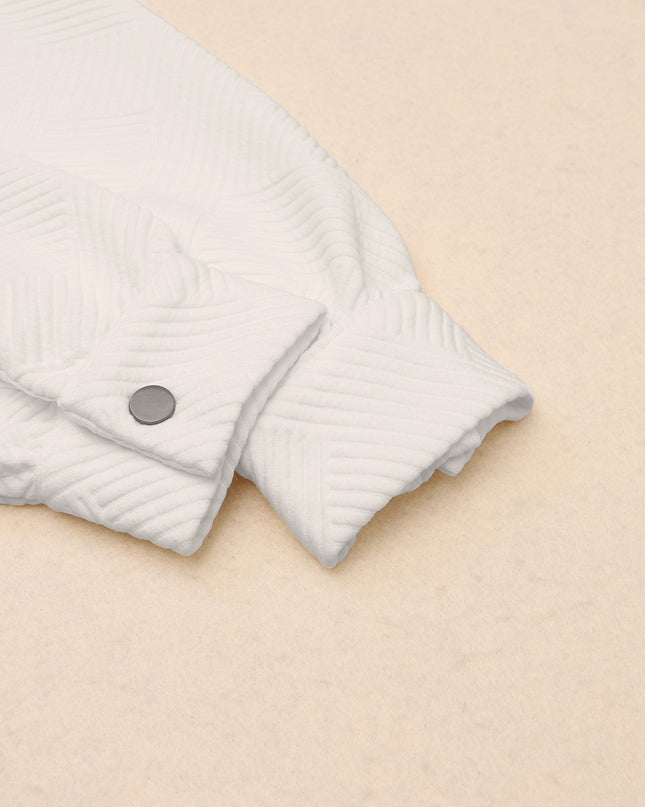 Snap Down Collared Jacket