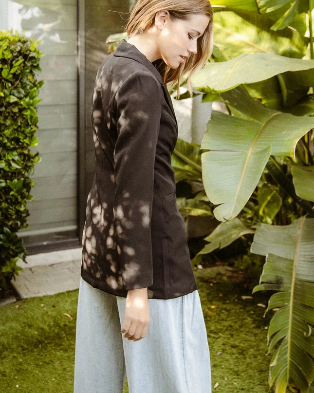 BiBi Single Brested Peaked Lapel Blazer