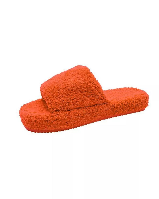 Open Toe Platform Slippers