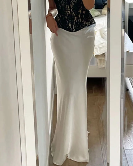 High-Waisted Maxi Skirt