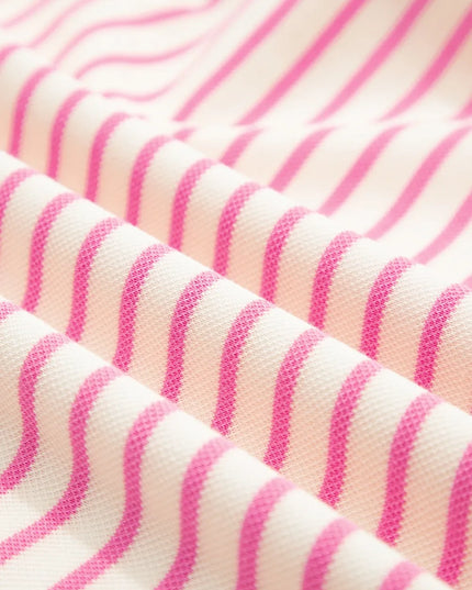 Striped Flounce Sleeve Casual Blouse