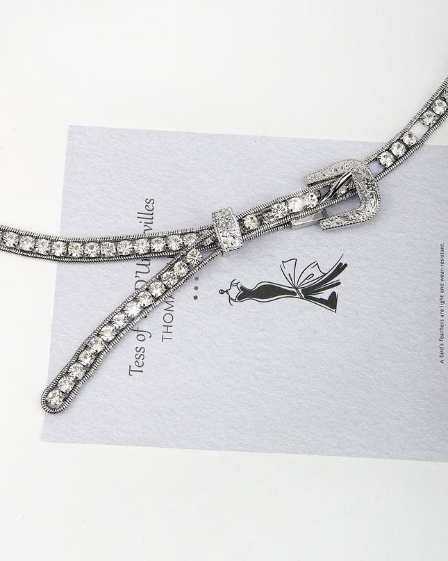 Rhinestone Metal Belt