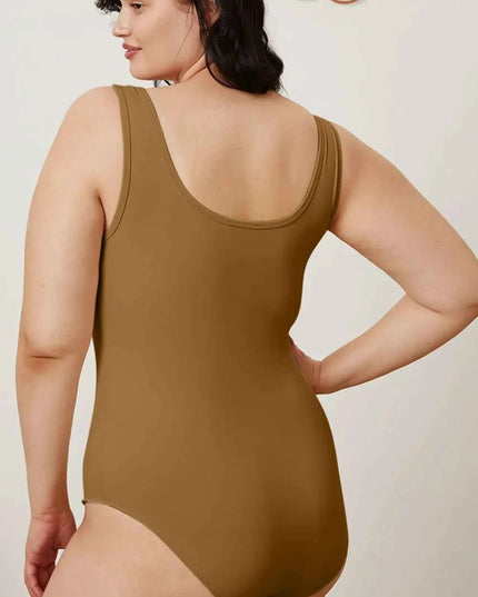 Basic Bae Full Size Square Neck Sleeveless Bodysuit