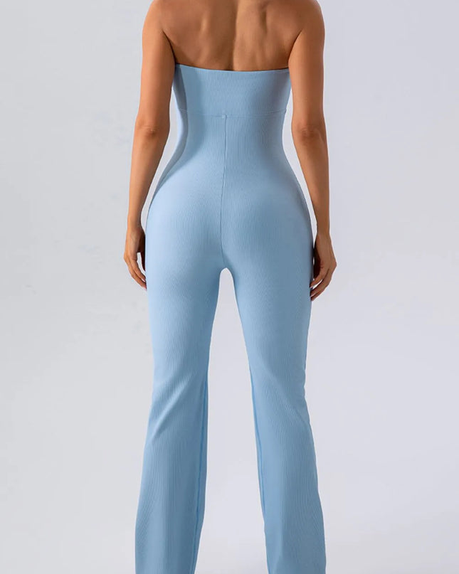 Sleeveless Straight Active Jumpsuit 