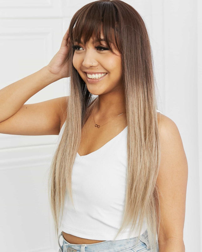 Long Straight Synthetic Wigs 26'' 