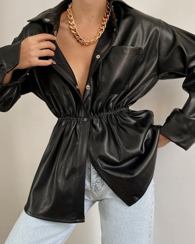 Snap Down Collared Jacket