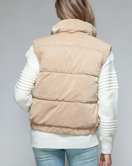 Snobbish Fine Fur Lining Quilted Vest