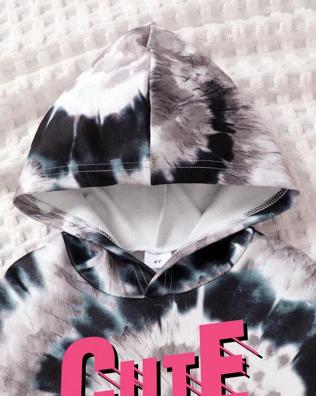 Children's Tie-Dye Hoodie & Pants Set