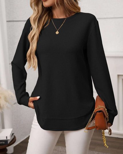 Long Sleeve Round Neck T-Shirt