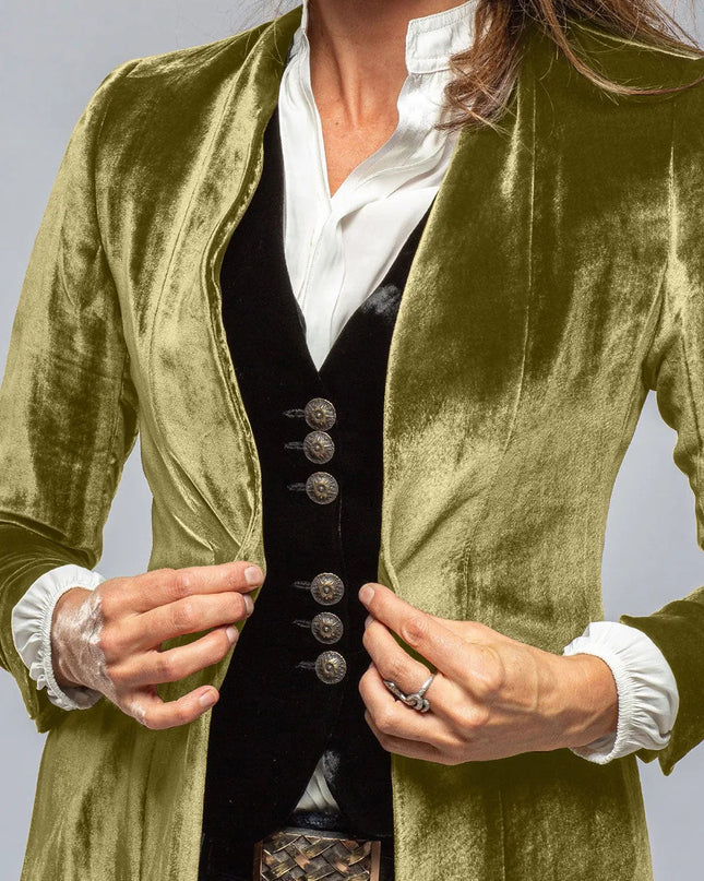 Slit Back Open Front Cardigan