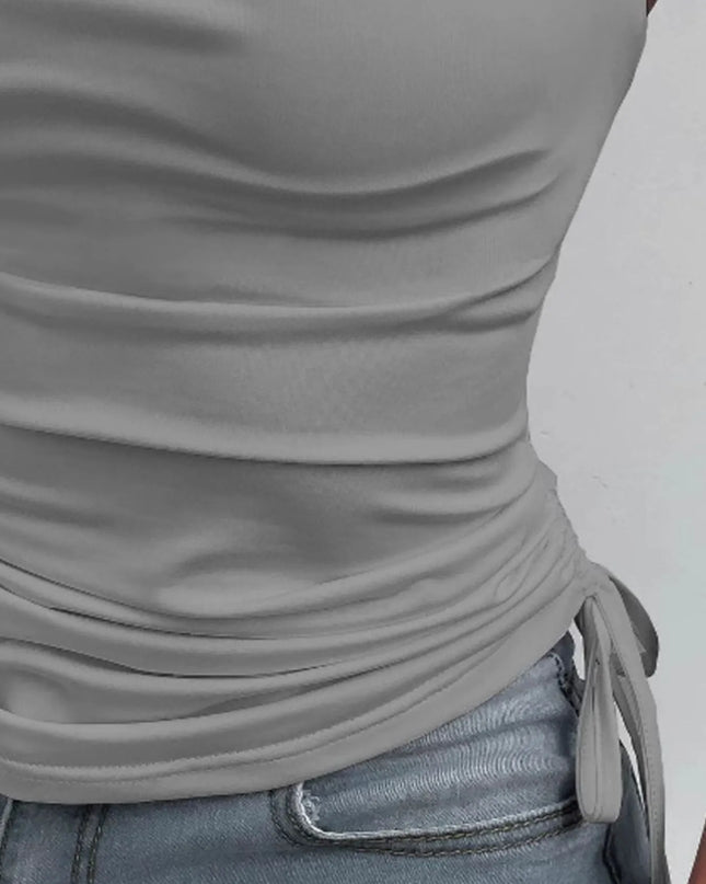 Side Drawstring Ruched Cami