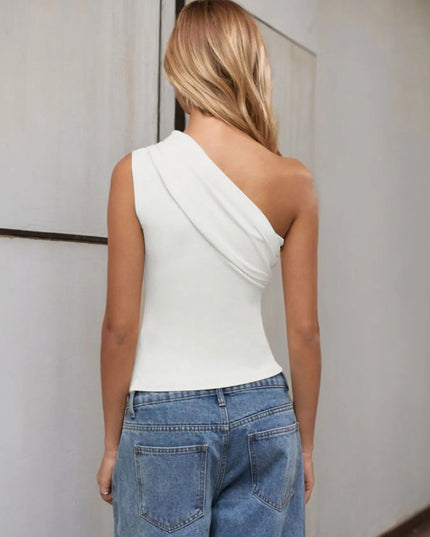One-Shoulder Tank Top 