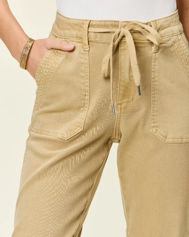 Judy Blue Full Size High Waist Jogger Jeans