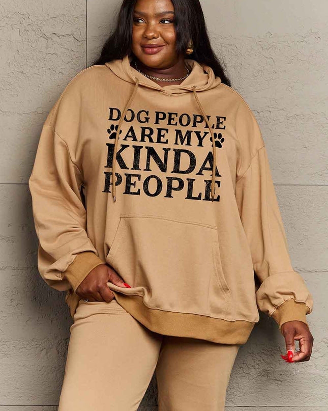 Simply Love Simply Love Full Size Dog Paw Slogan Graphic Hoodie