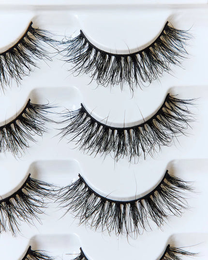 SO PINK BEAUTY Mink Eyelashes 5 Pairs 