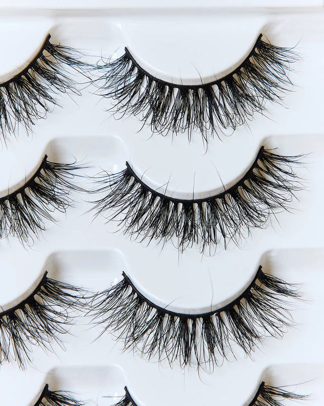 SO PINK BEAUTY Mink Eyelashes 5 Pairs 