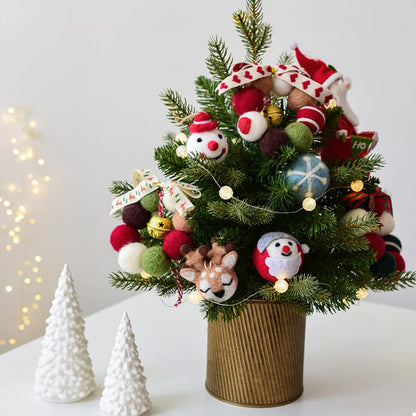 Christmas Felt Ball Garland Ornament