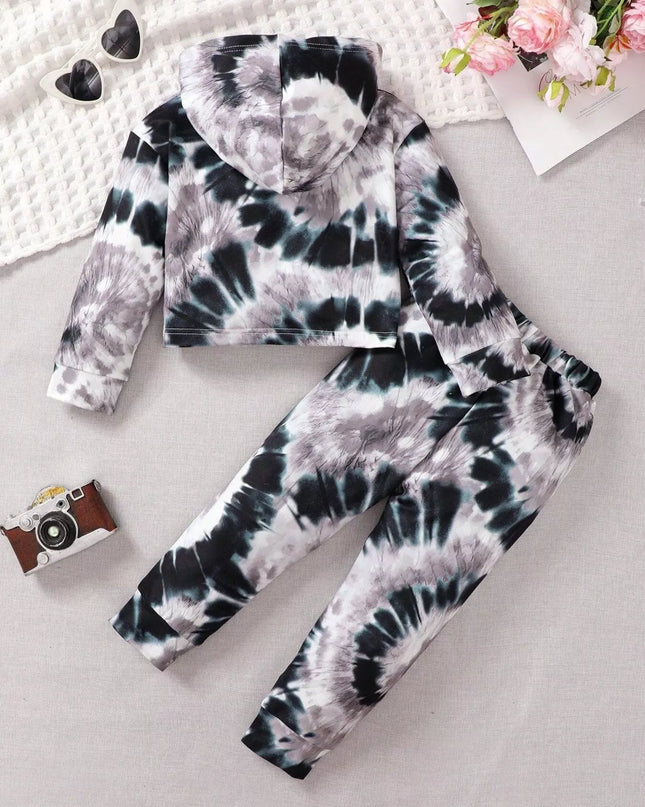 Children's Tie-Dye Hoodie & Pants Set