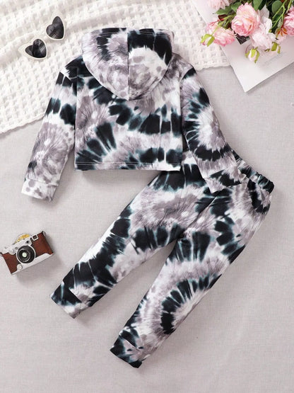 Children's Tie-Dye Hoodie & Pants Set