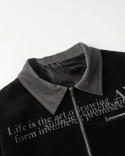 Men's Zip Up Long Sleeve Jacket