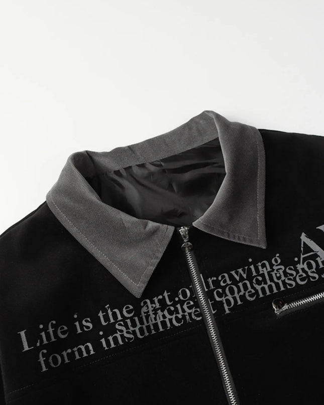 Men's Zip Up Long Sleeve Jacket