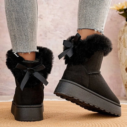 Round Toe Platform Boots