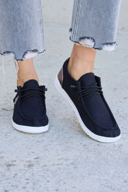 Forever Link Star Lace-Up Flat Sneakers