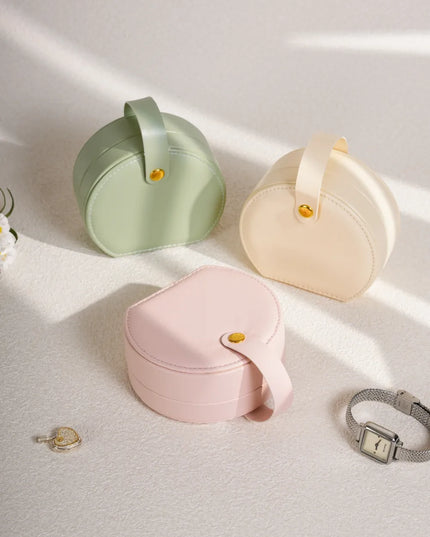 PU Leather Travel Jewelry Box