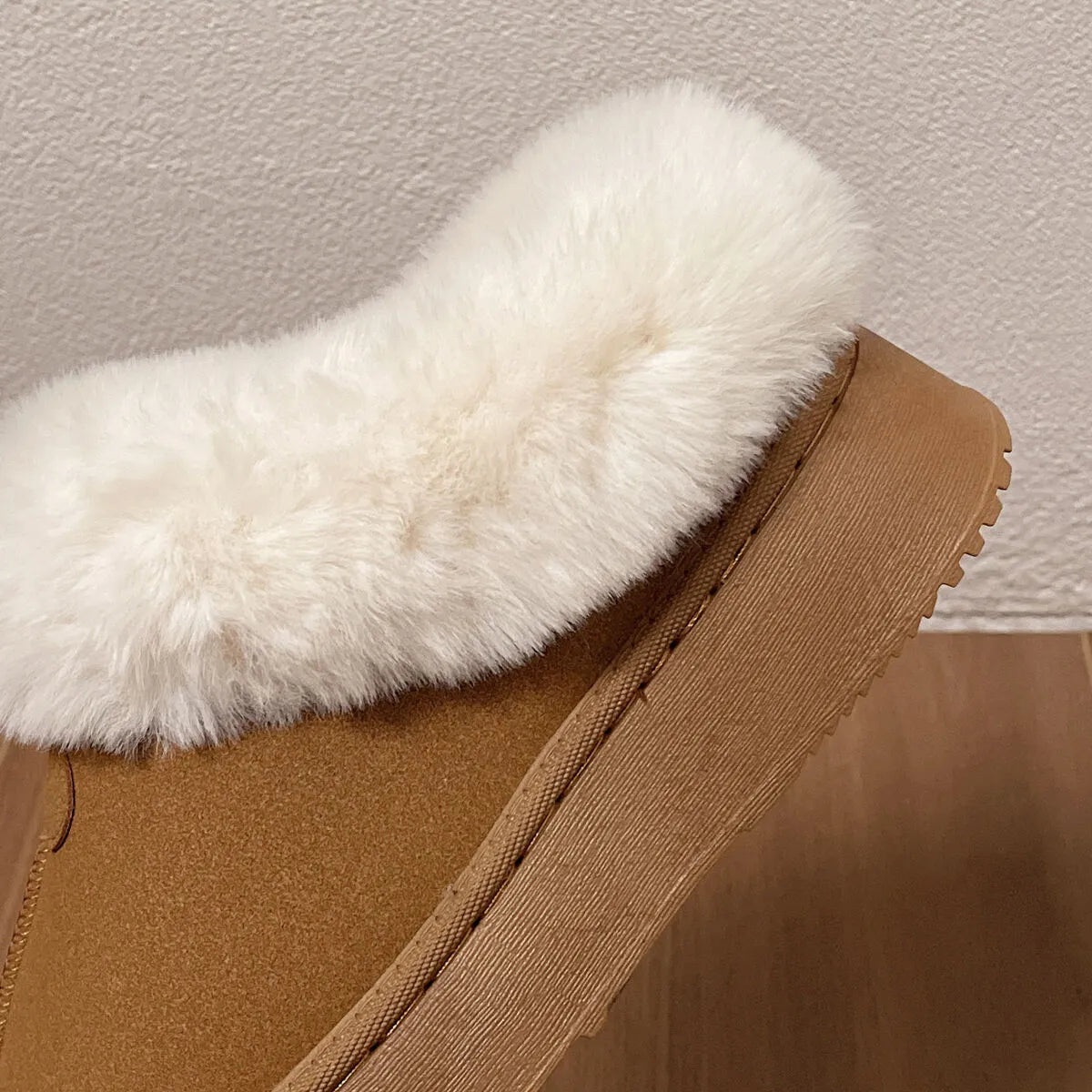 Cozy Furry Platform Boots
