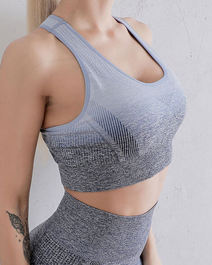Gradient Sports Bra and Leggings Set 