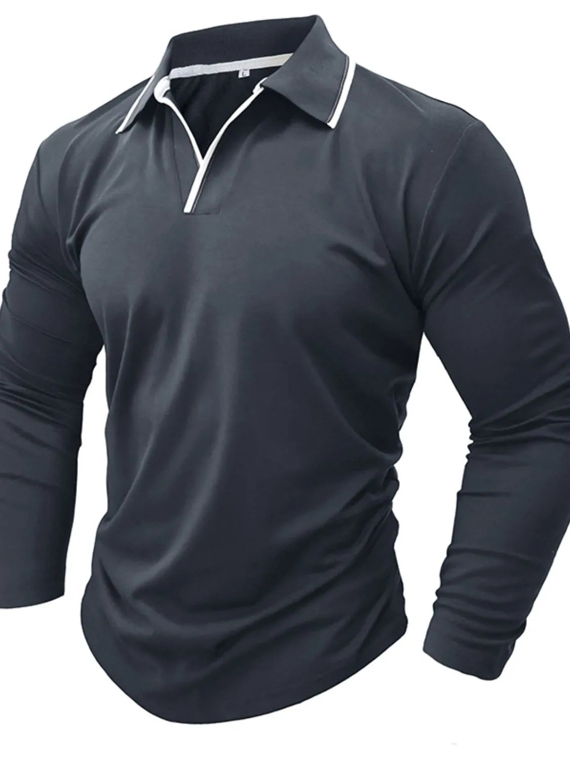 Men's Classic Long Sleeve Polo Shirt