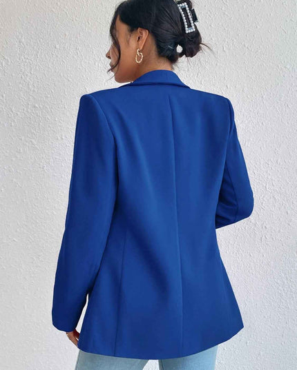 Shawl Collar Long Sleeve Blazer